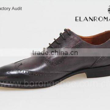 Business Men Wingtip Shoes Classical Brogue Shoes Men photo-2