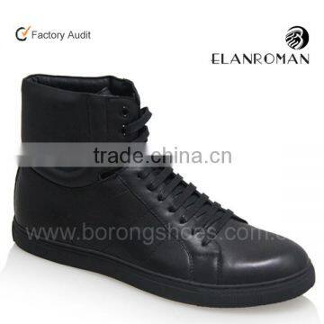 Hot sales newest fashion leather casual sneaker for men