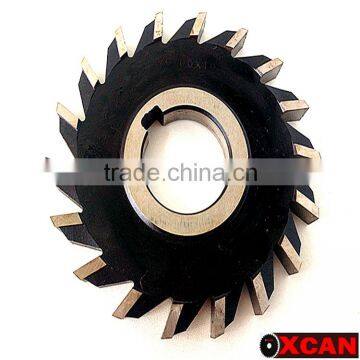 HSS Staggered Teeth Side and Face Milling Cutter