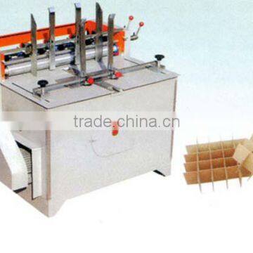 corrugated cardboard partition slotter machine