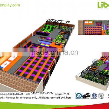 High quality large size popular use commercial trampoline