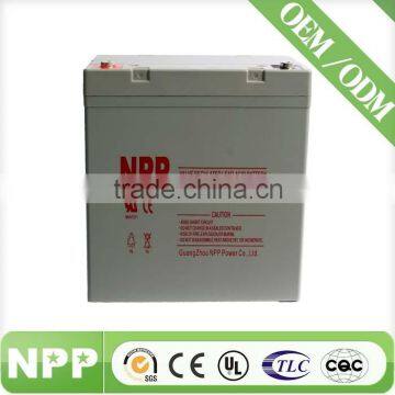 GEL lead acid battery 12V55AH for backup battery