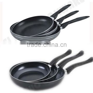 Favorable Price Aluminum new design frying pan pots set non stick fry pan set