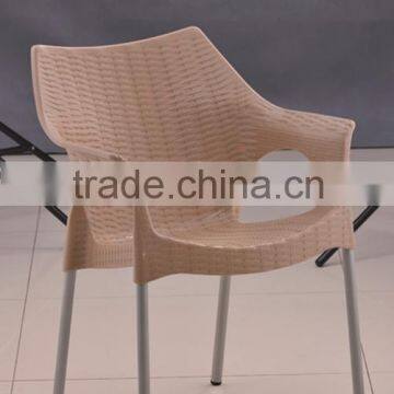 outdoor furniture garden ratten plastic chair and table set for sale HYL-2005