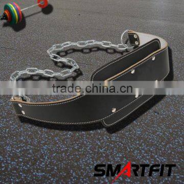 crossfit leather weight lifting dipping belt pull up belt