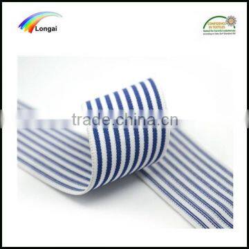 binary colour wholesale polyester woven elastic webbing band for clothing