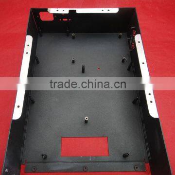 Mask before powder coating sheet metal parts aluminum box