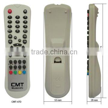 47 Keys Silicone ABS Infrared Dvb Universal Remote Control photo-3