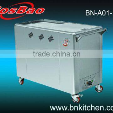 Stainless Steel Kitchen Trolley / Electric Towel Trolley