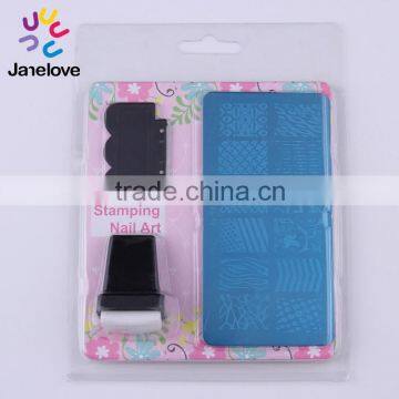 DIY nail art stamping plates set/nail art scraper /stamping plate