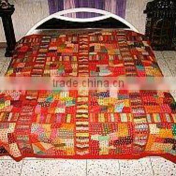 New Discounted handmade patchwork king size bedspread,cotton handmade patchwork bedspreads