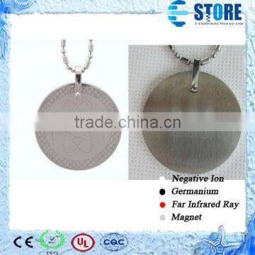 Fashion 3 in 1 Stainless Steel Quantum Scalar Energy Pendant