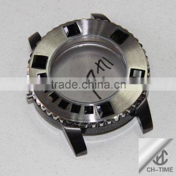38mm 40mm 42mm 45mm Ion Plated Stainless Steel Chronograph Custom Waterproof Watch Case 316l photo-3