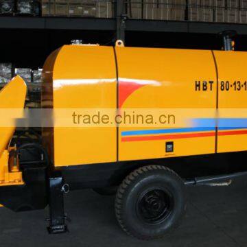 Electric Motor/diesel Engine Hydraulic Trailer Concrete Pump photo-3