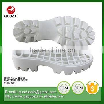 Lady non-slip heel boots sole rubber sole