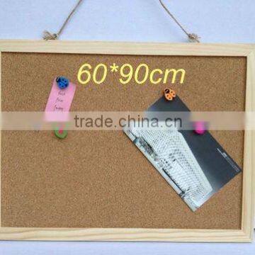 wood frame cork notice board 60*90CM