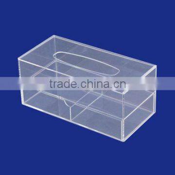 mini and small high quality acrylic facial car tissue box