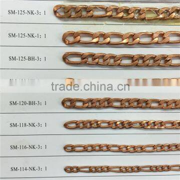 decorative jewelry chain,Figaro nk chain,jewelry accessories chain