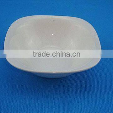 6 Inch customized printed square porcelain salad bowl