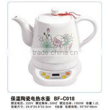 Keep-warm ceramic electric kettle