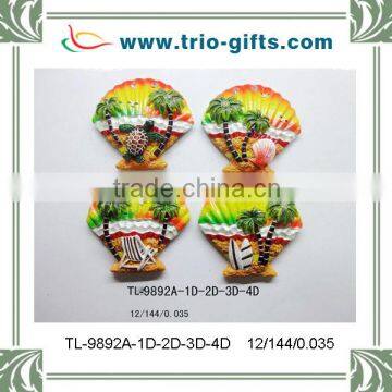 2016 new product customize decoration polyresin magnet