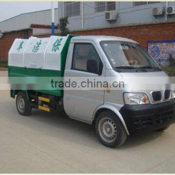 Dongfeng mini garbage container truck