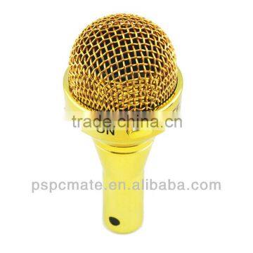 gold microphone speaker,gift speaker