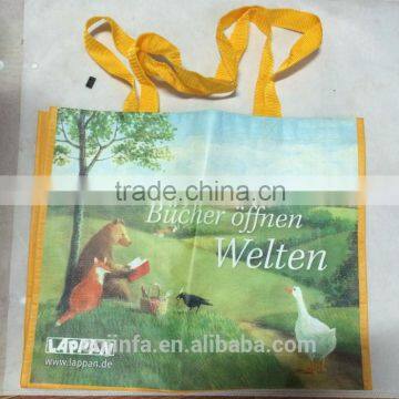 pp woven shopping bag laminated