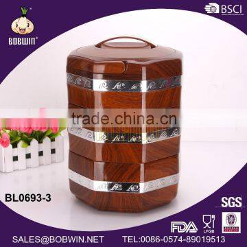 White Marble Double Wall Thermal Food Bowl photo-3