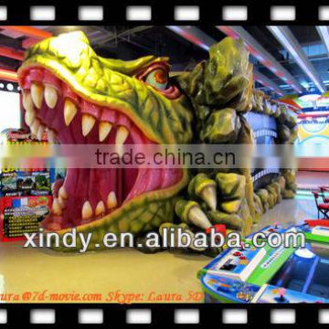 2013 fashion amusement park rides mini 5d cinema with dinosaur