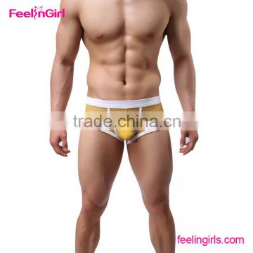 Accept paypal sexy mesh mens boxer briefs