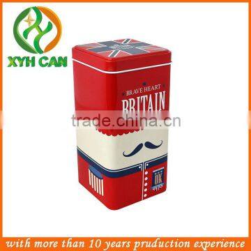 Professional factory directly sale bisicuit box /tea tin box