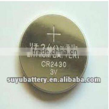 high capacity button cell battery /3V CR2430 Battery