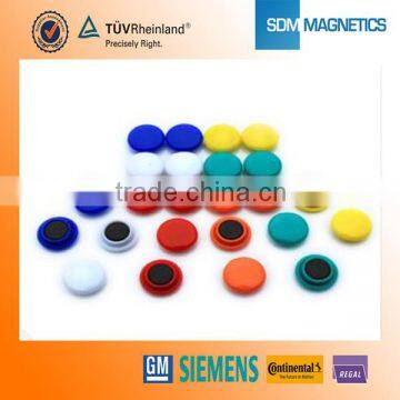 Colorful Hot Sale Pin Board Ferrite/ Neodymium Board Magnet D5x1