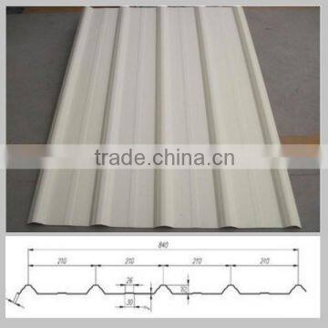 ISO9001 certificate color coated corrugated steel roofing sheets