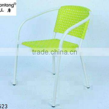 Indoor and Outdoor Furniture durable metal stacking plastic garden chair No 1523