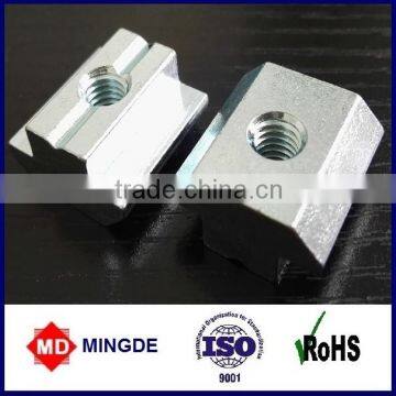 T slot nut slot 10 steel zinc plated