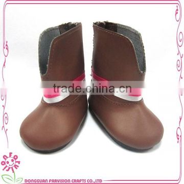 Fashion 2016 handmade girl doll boots 18 inch