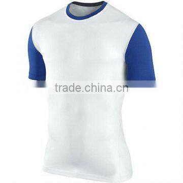 Compression Short Sleeve Baselayer T Shirt, Mens Baselayer T Shirts, Two Tone Baselayer Compression Shirts