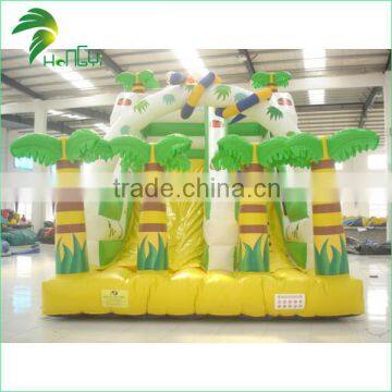 Commercial Grade Inflatable Water Slide , Inflatable Cartoon Kids Slide