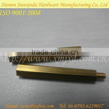 CNC Precision Long Shaft Brass Copper Pipe Fittings