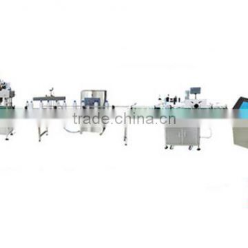 Automatic lubricating oil filling machine production line