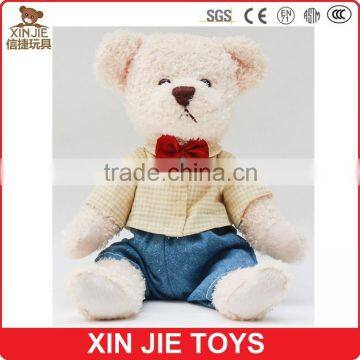 professional teddy bear plush toy dong guan factory soft teddy bear toy stuffed teddy bar with clothing