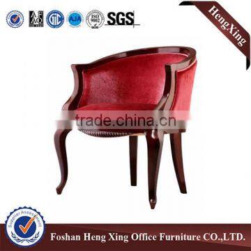High Quality Wooden Frame Gold Leather Hotel Banquet Dining Chair HX-HT002 photo-2