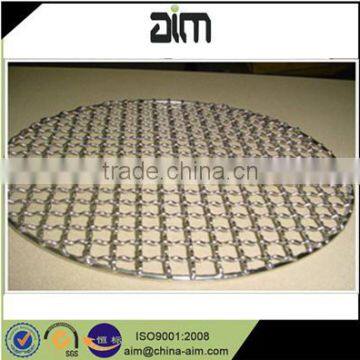 stainless steel crimped wire mesh sheet,crimped mesh for barbecues grill made in china