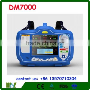 CE, ISO Approved Biphasic Defibrillator Monitor DM7000 with SPO2 ECG and NIBP