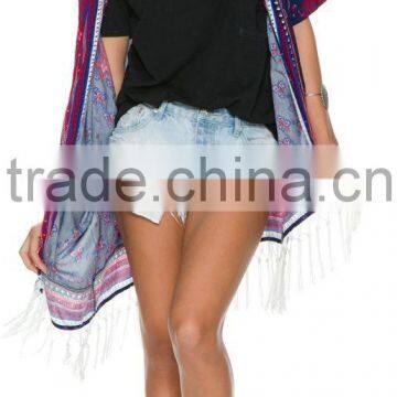 2015 fashion trend girl's summer kimono for women