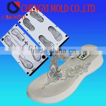 lady's eva sole high heel with pvc fashion eva injection mold