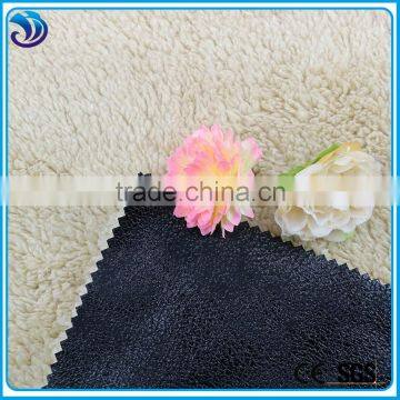 Wholesale hot stamping warp suede bonded fur fabric for garment