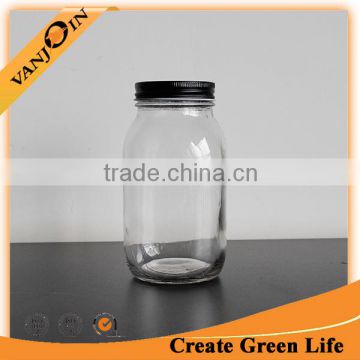 Wholesale 850ml Empty Storage Glass Containers With Lids